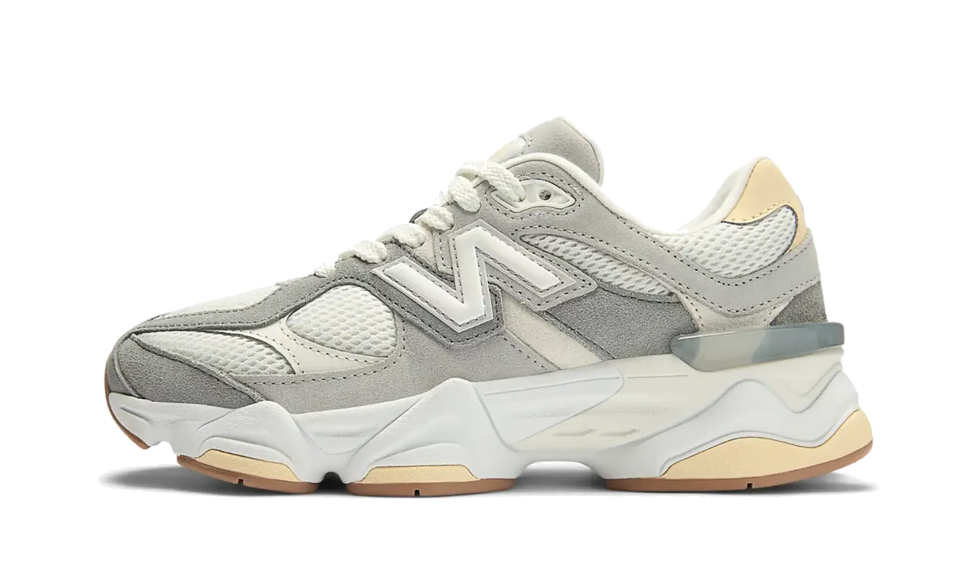 running in snow shoes 9060 v1 GS "Sea Salt"