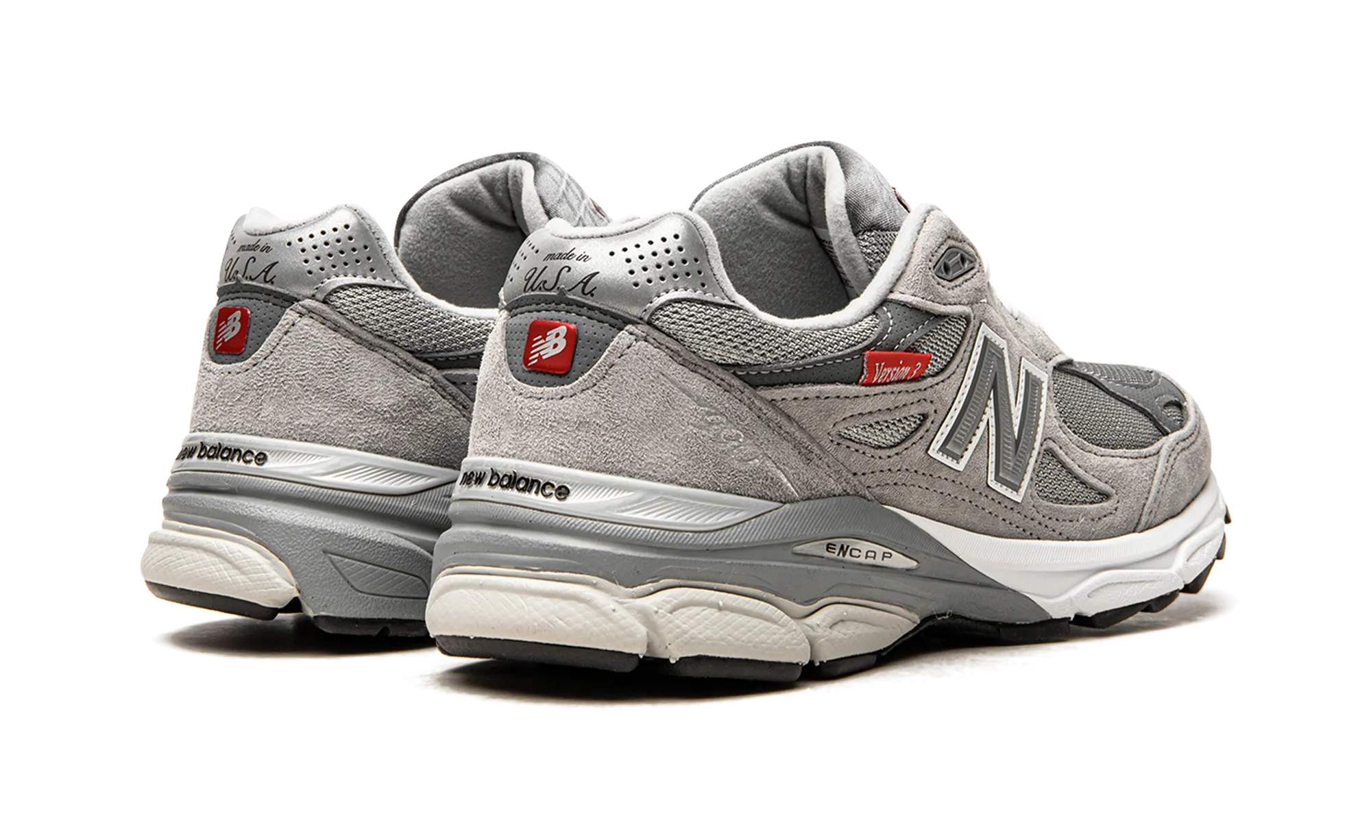 990 v3 Made in USA "Grey" Sprint runner canoeing shoes