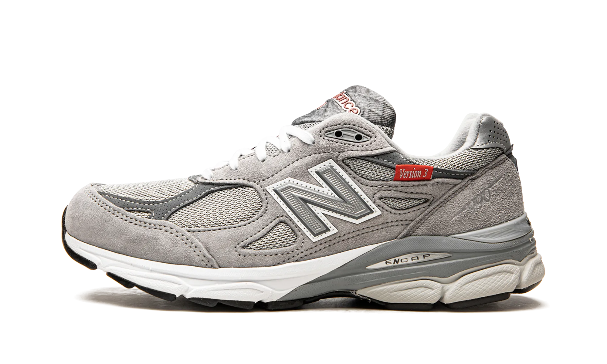 wide - fit running in a playground shoes 990 v3 Made in USA "Grey"