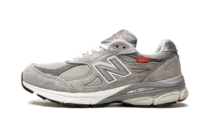 wide - fit running in a playground shoes 990 v3 Made in USA "Grey"