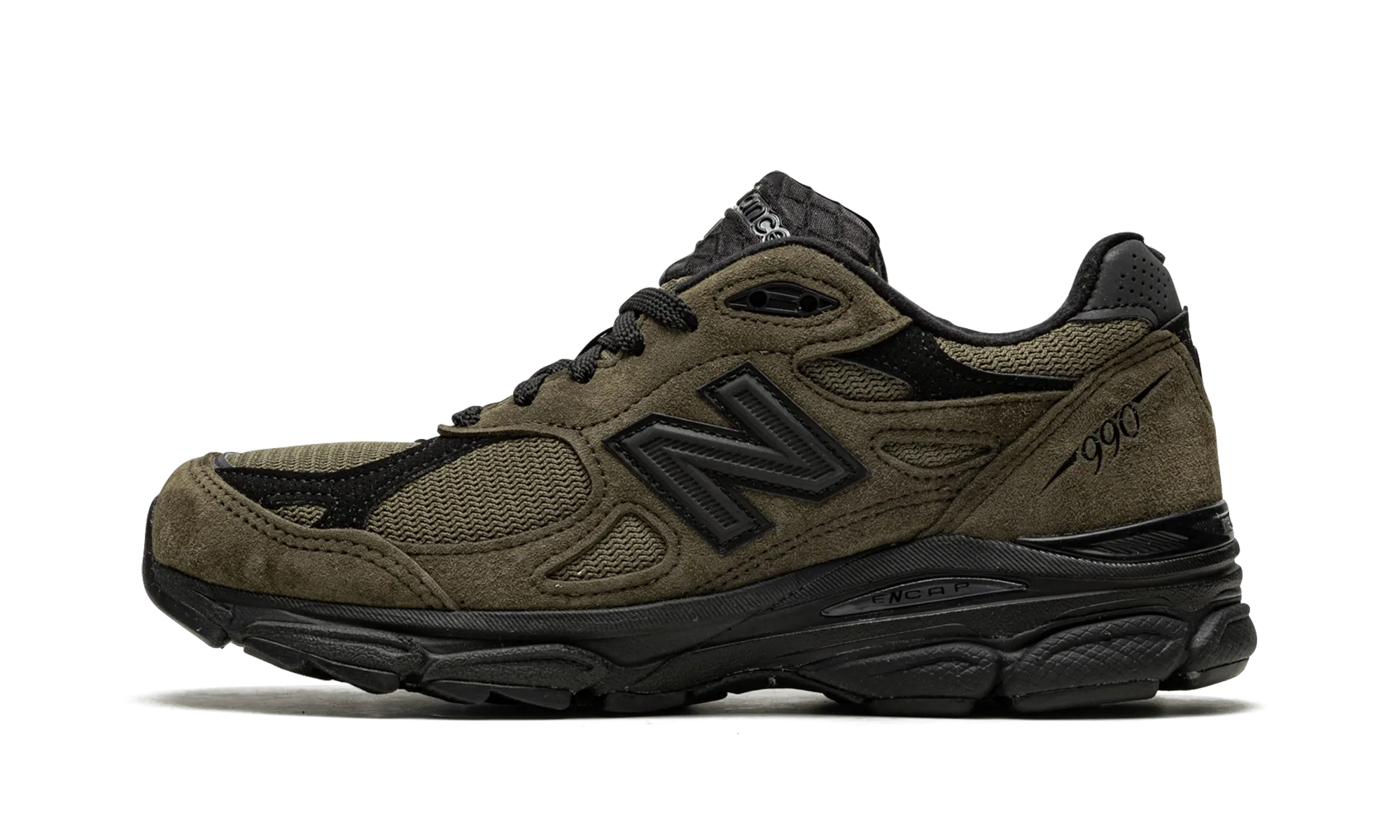 990 V3 "JJJJound - Brown" running with socks