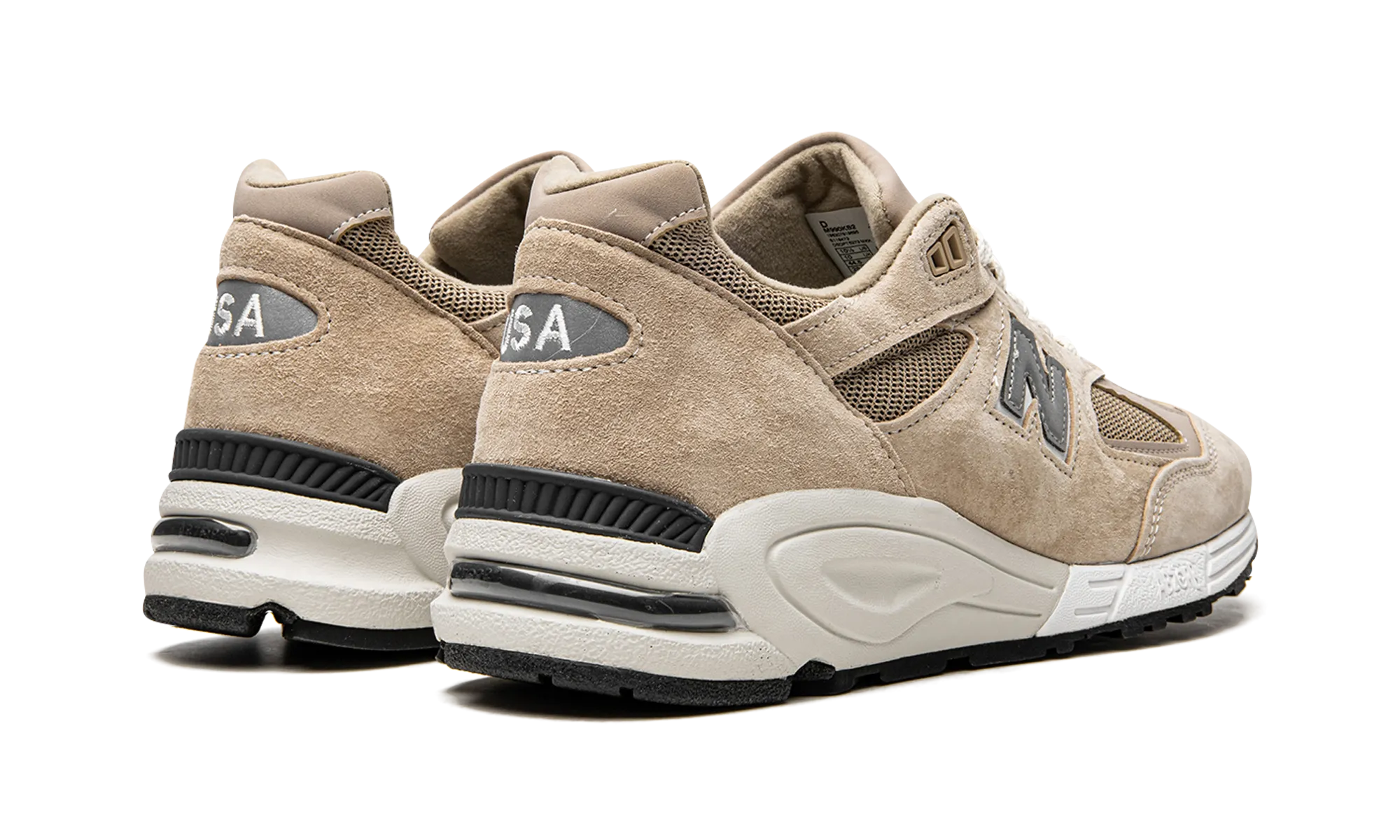 990v2 Made in USA "Kith - Tan" torsion - resistant running shoes gel - filled shoes