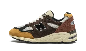 high - jump shoes Printed patterns 990v2 "Made In USA - Brown"