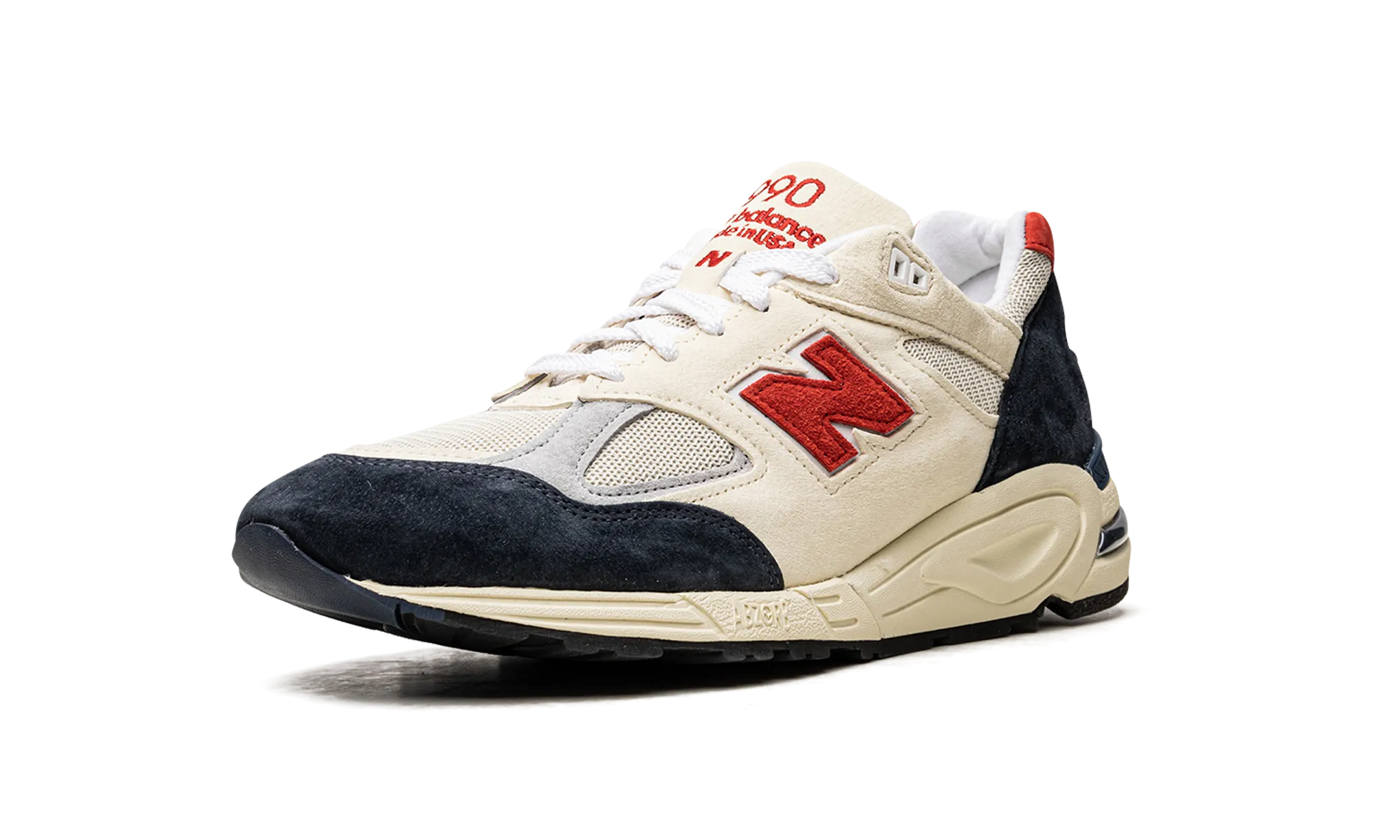 frisbee shoes 990v2 "Teddy Santis - Navy/Red"