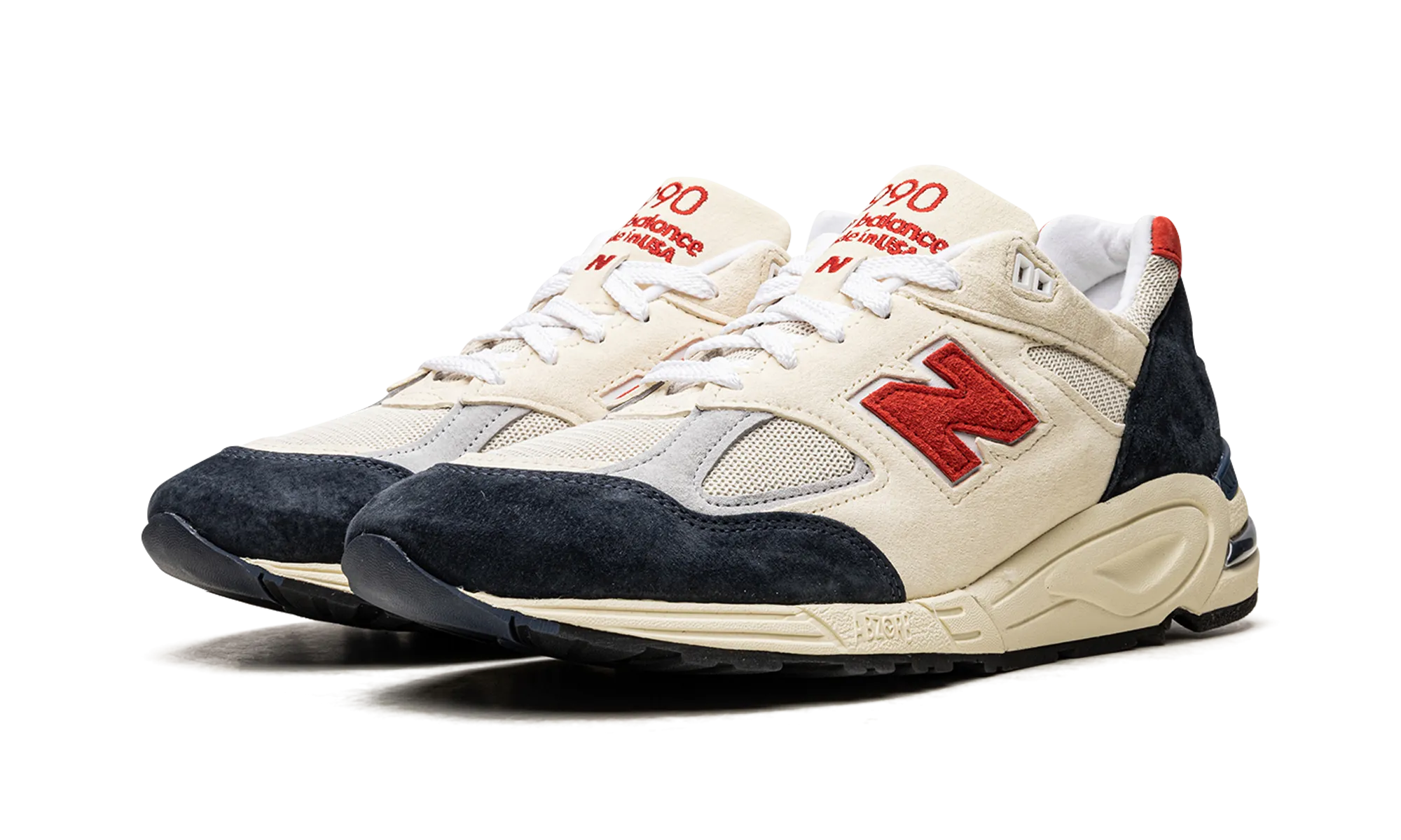 Stability wide widths 990v2 "Teddy Santis - Navy/Red"
