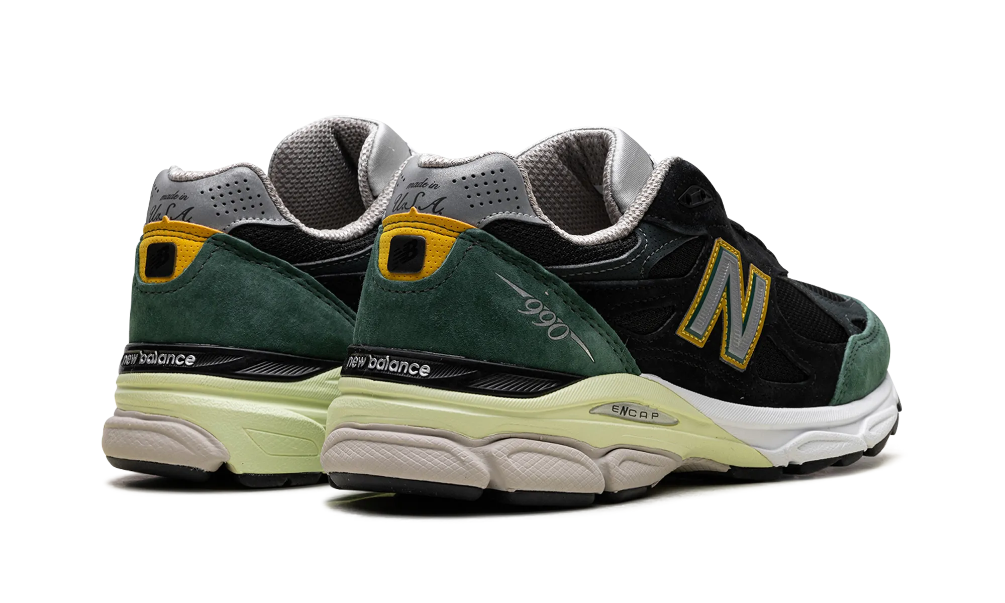 990v3 "Black / Green" Endurance - running