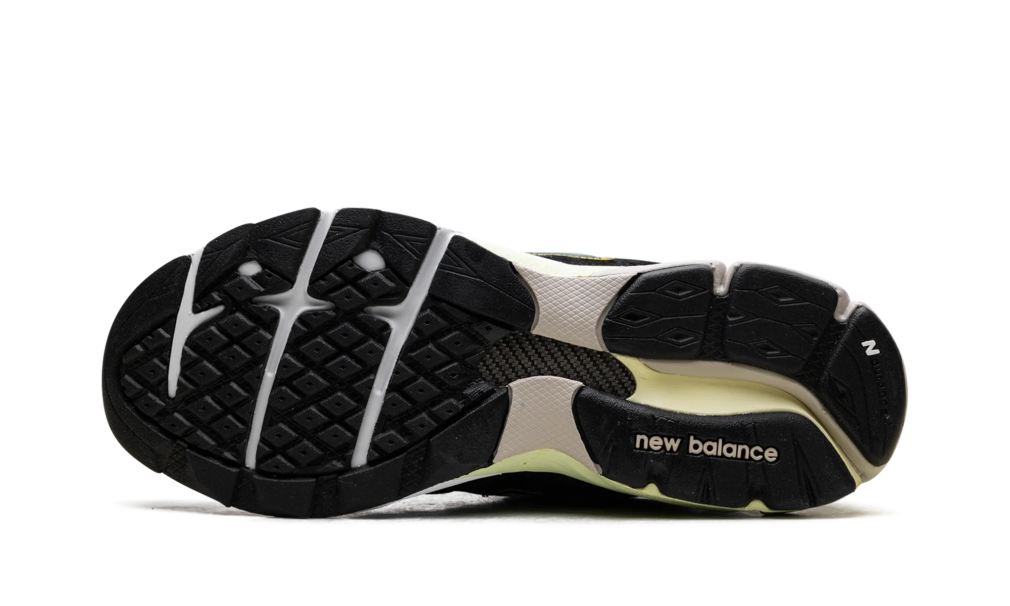 990v3 "Black / Green" roomy fit shoes Comfort - driven