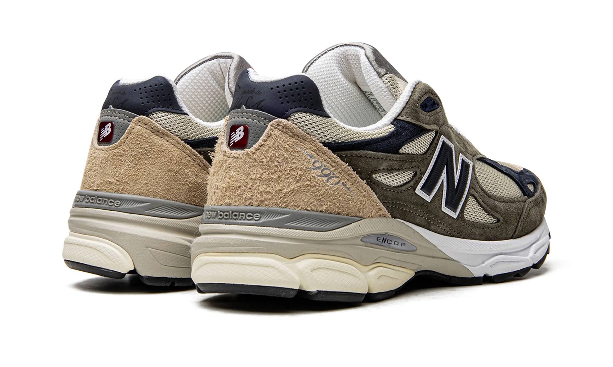 running in competitions non - marking 990v3 "Made In USA - Olive"