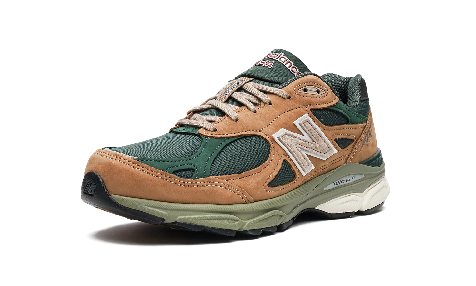 Half   Size Available 990v3 "Made in USA - Tan / Green"
