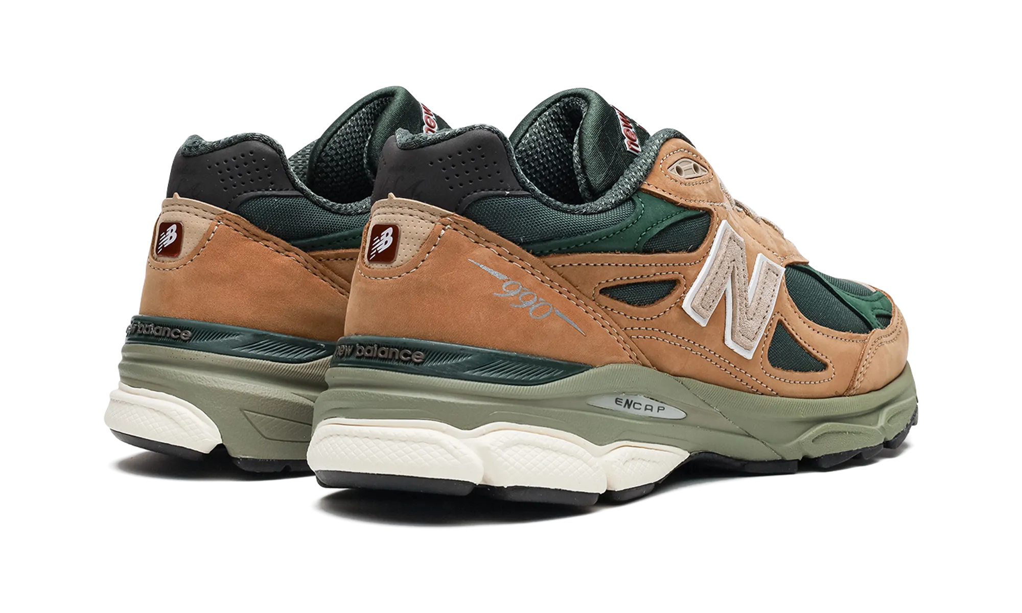 990v3 "Made in USA - Tan / Green" Comfort Molding