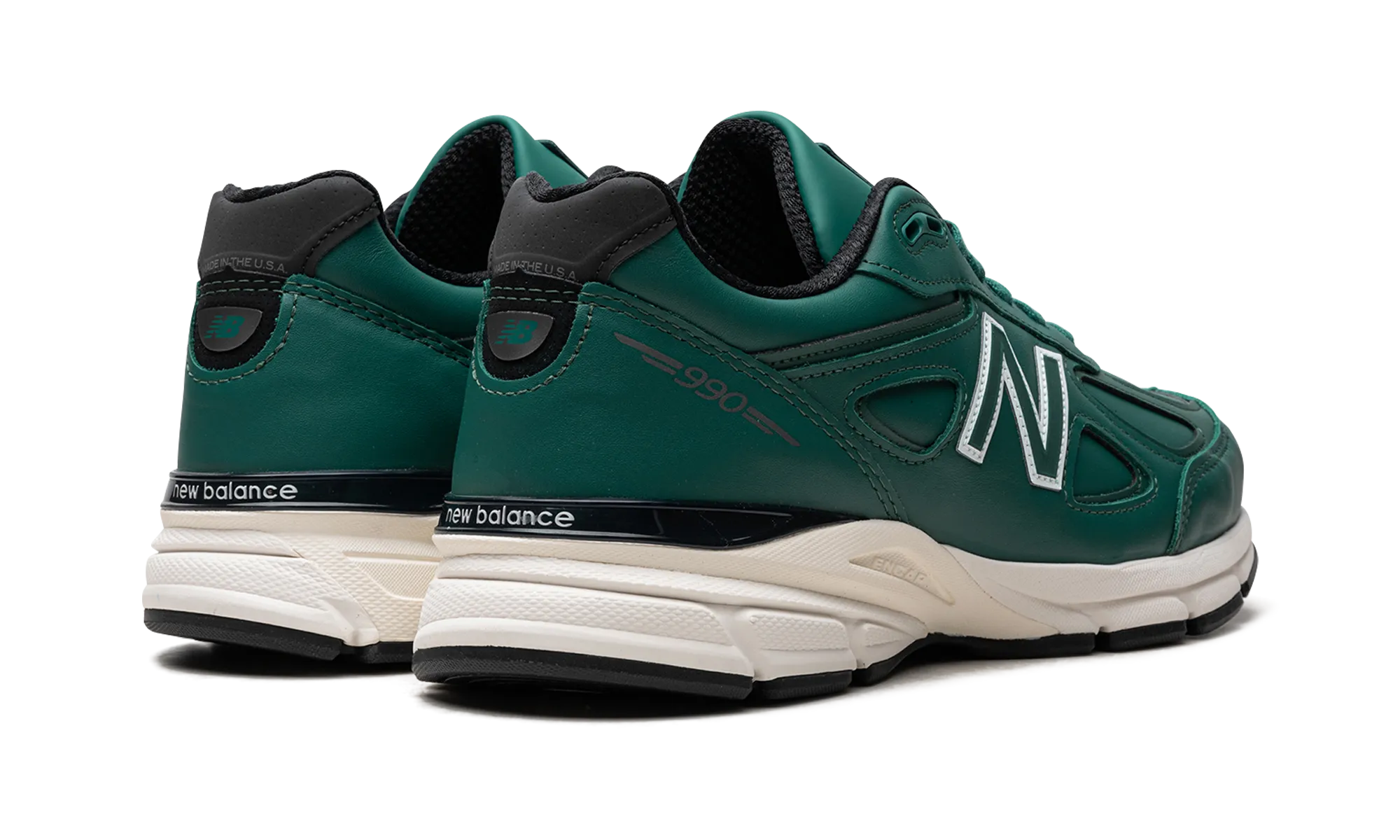 990v4 MADE IN USA "TEAL WHITE" Enhanced grip Travel Shoes