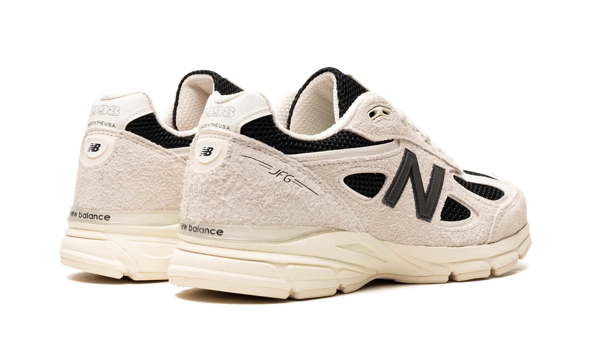 990v4 "Joe Freshgoods - White" flexible leather shoes