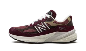 990v6 "Made in USA - Burgundy" hydro - resistant running shoes
