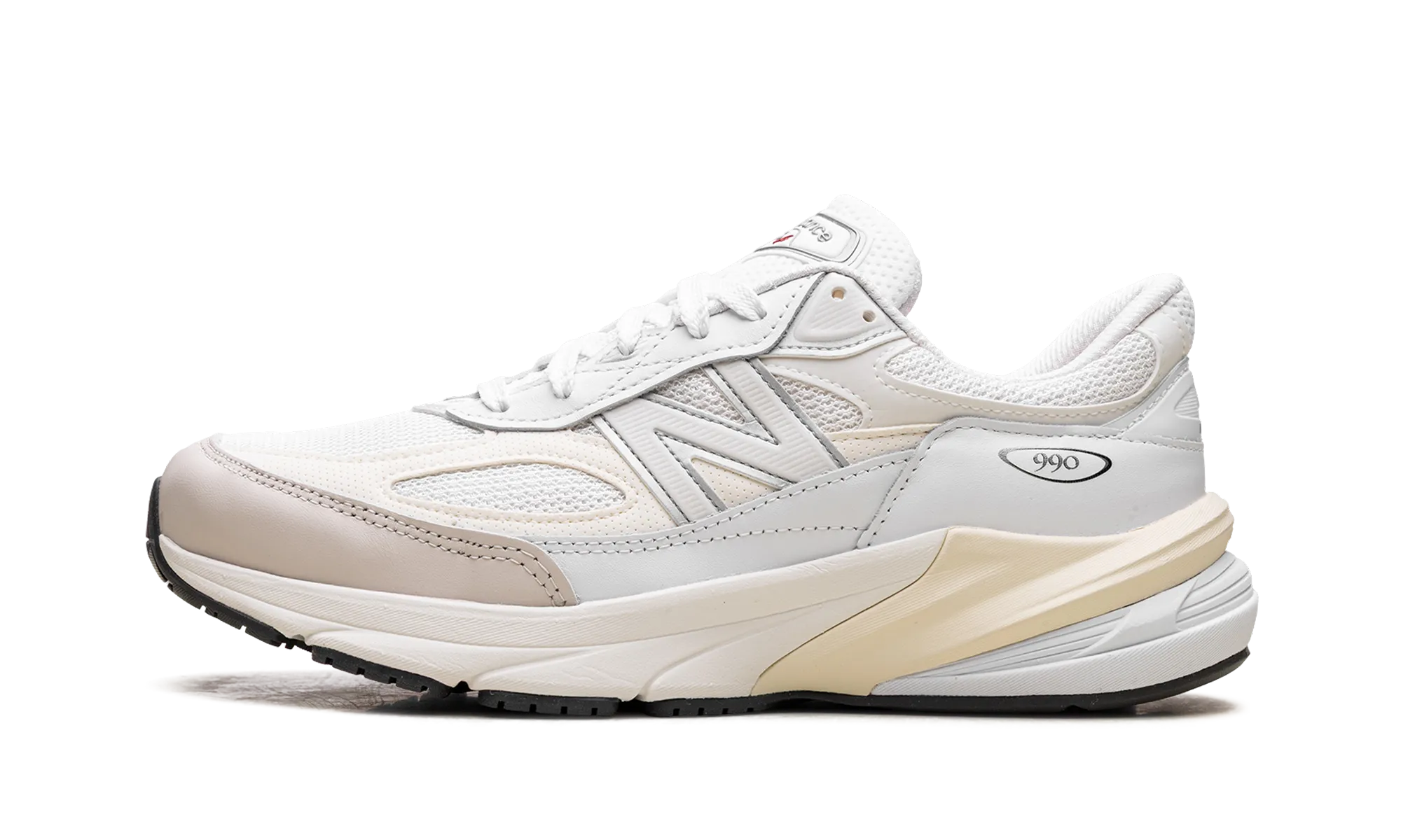 elastic closure shoes 990v6 "Made in USA - White Sea Salt"