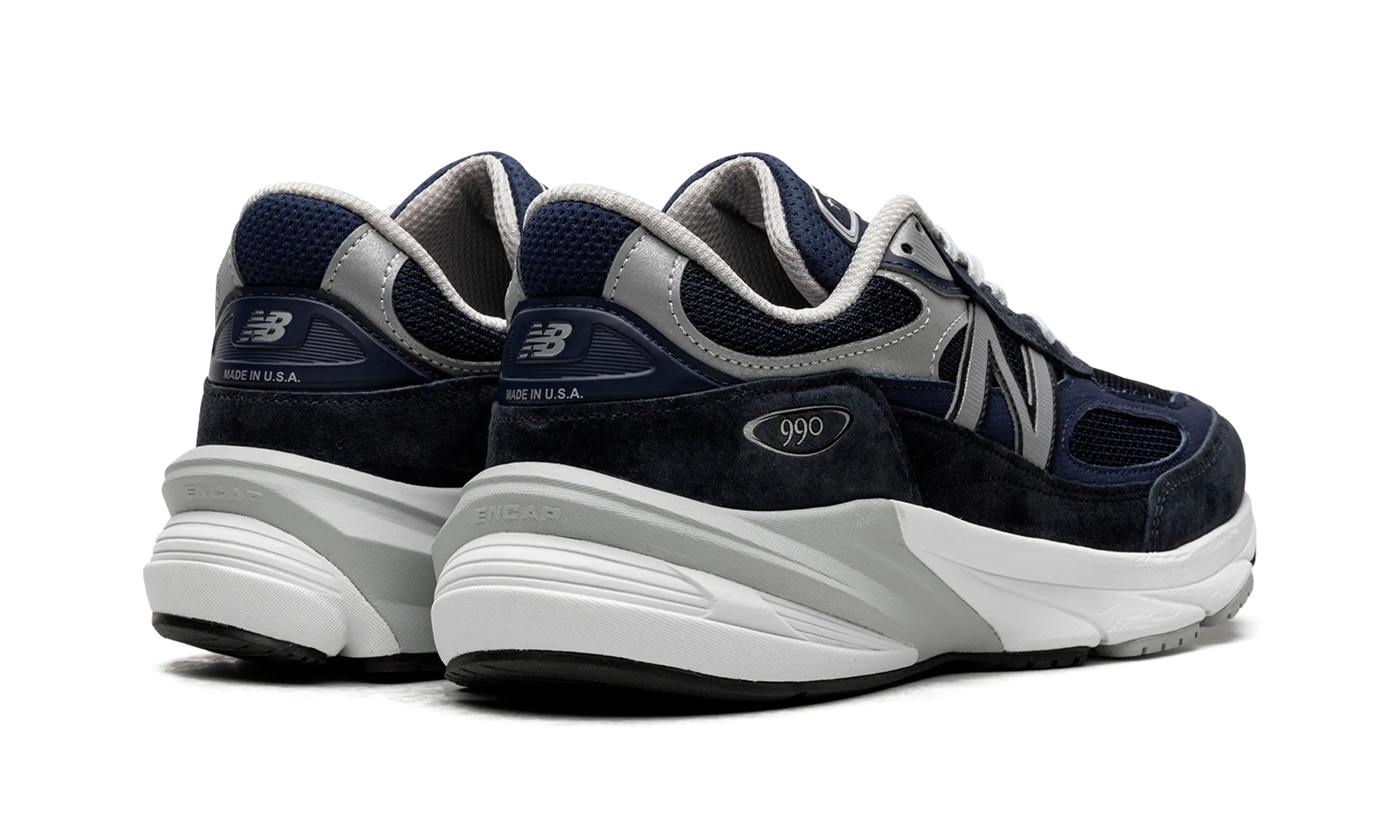 running in sloped tracks shoes 990v6 "Navy"