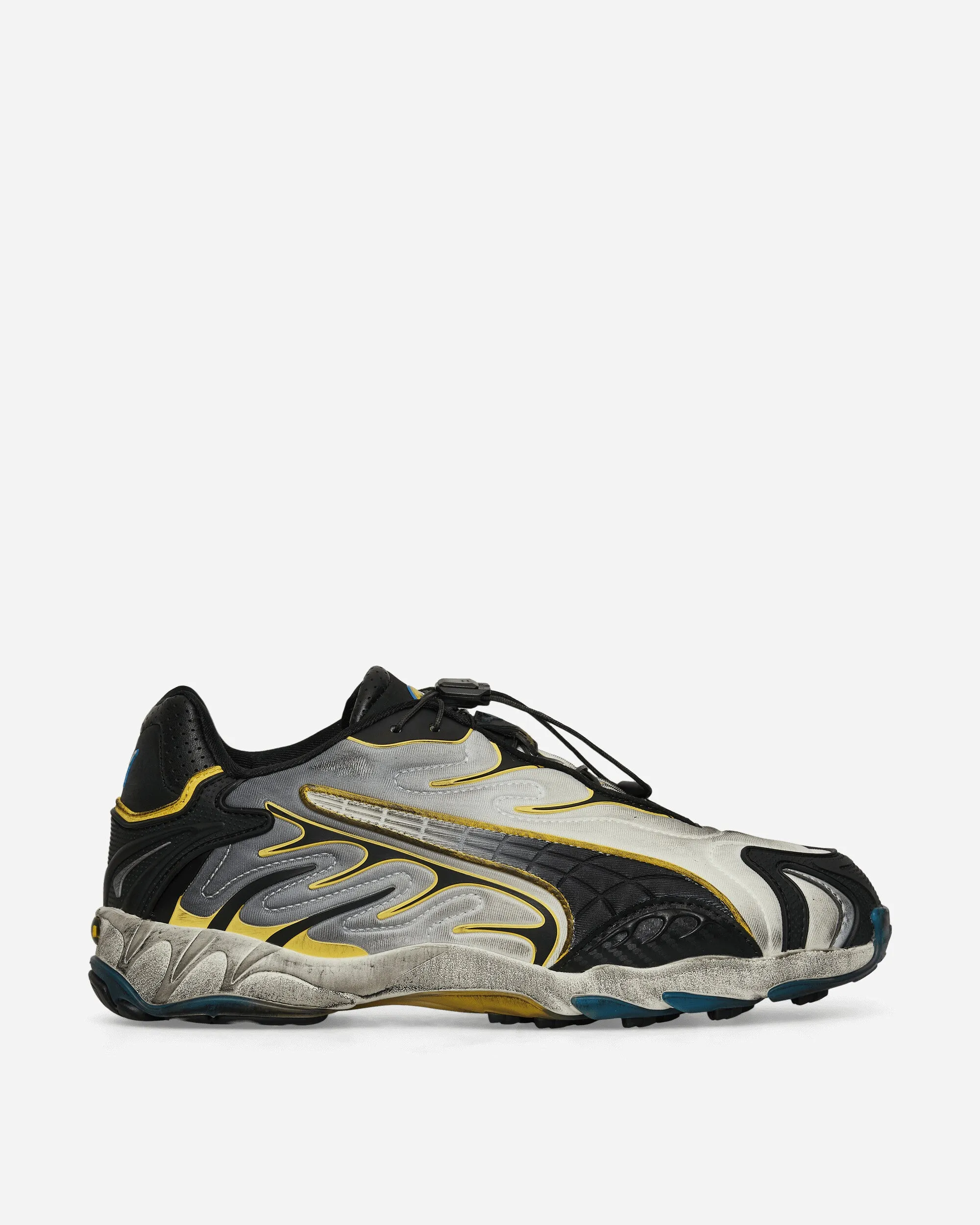 Move More A$AP Rocky Inhale Distressed Neoprene Sneakers Warm White / Puma Black / Yellow