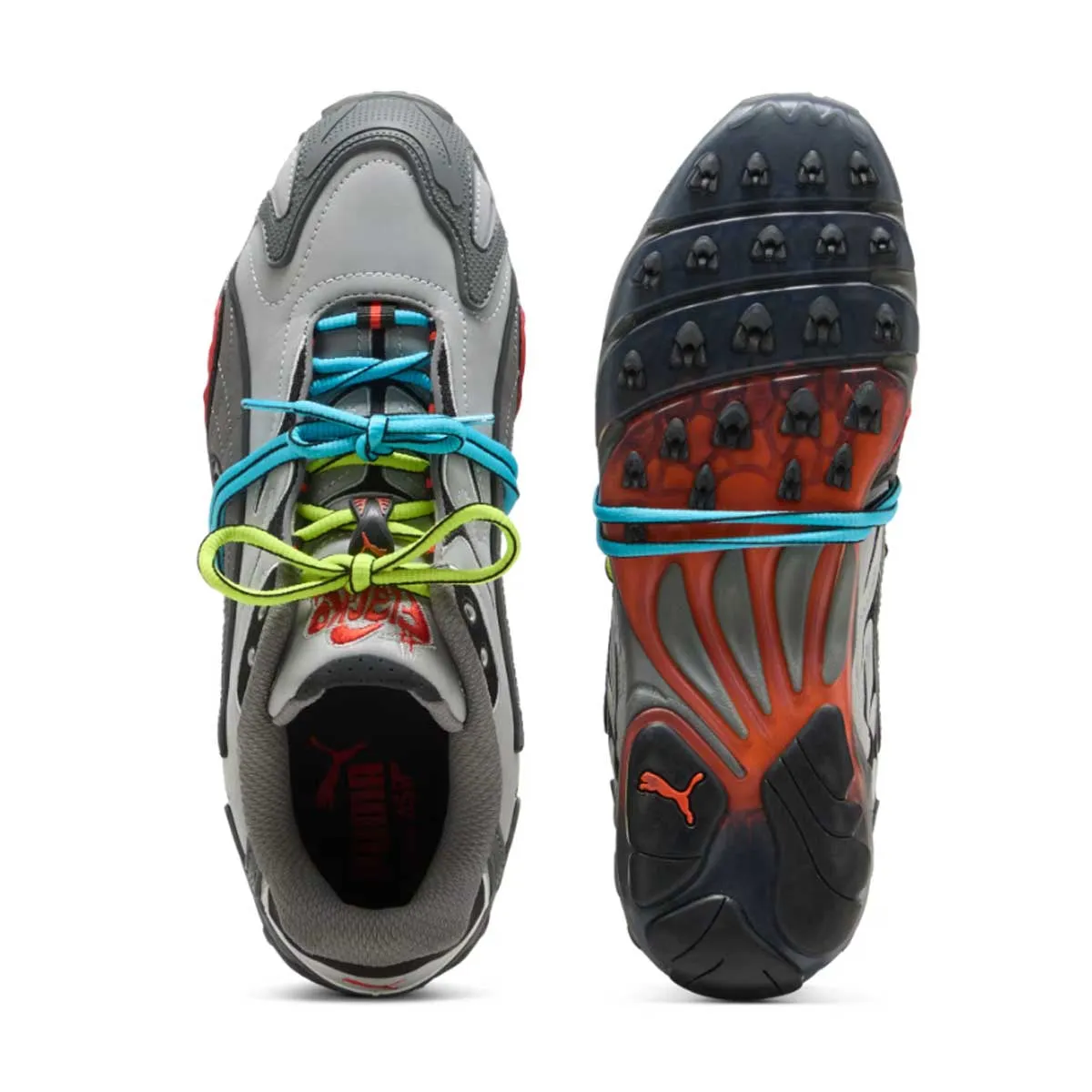 Easy traction sophisticated adults' choices   A$AP ROCKY Inhale 'Team Silver Medium Grey'