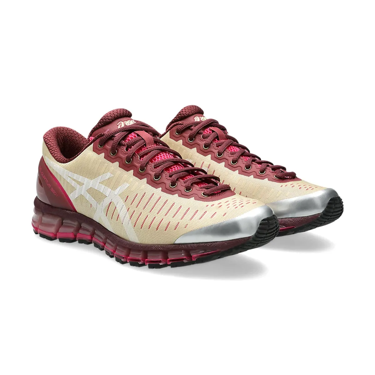 grip - level professional-grade   Above The Clouds GEL-Quantum 360 I 'Soft Yellow Brisket Red'