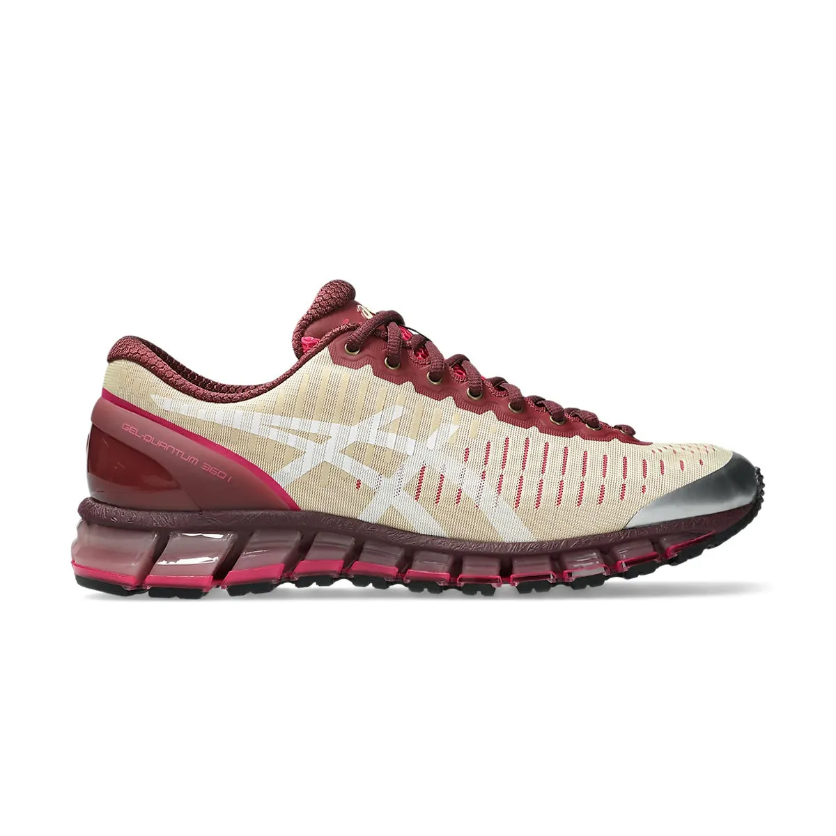 basketball players' support vital   Above The Clouds GEL-Quantum 360 I 'Soft Yellow Brisket Red'