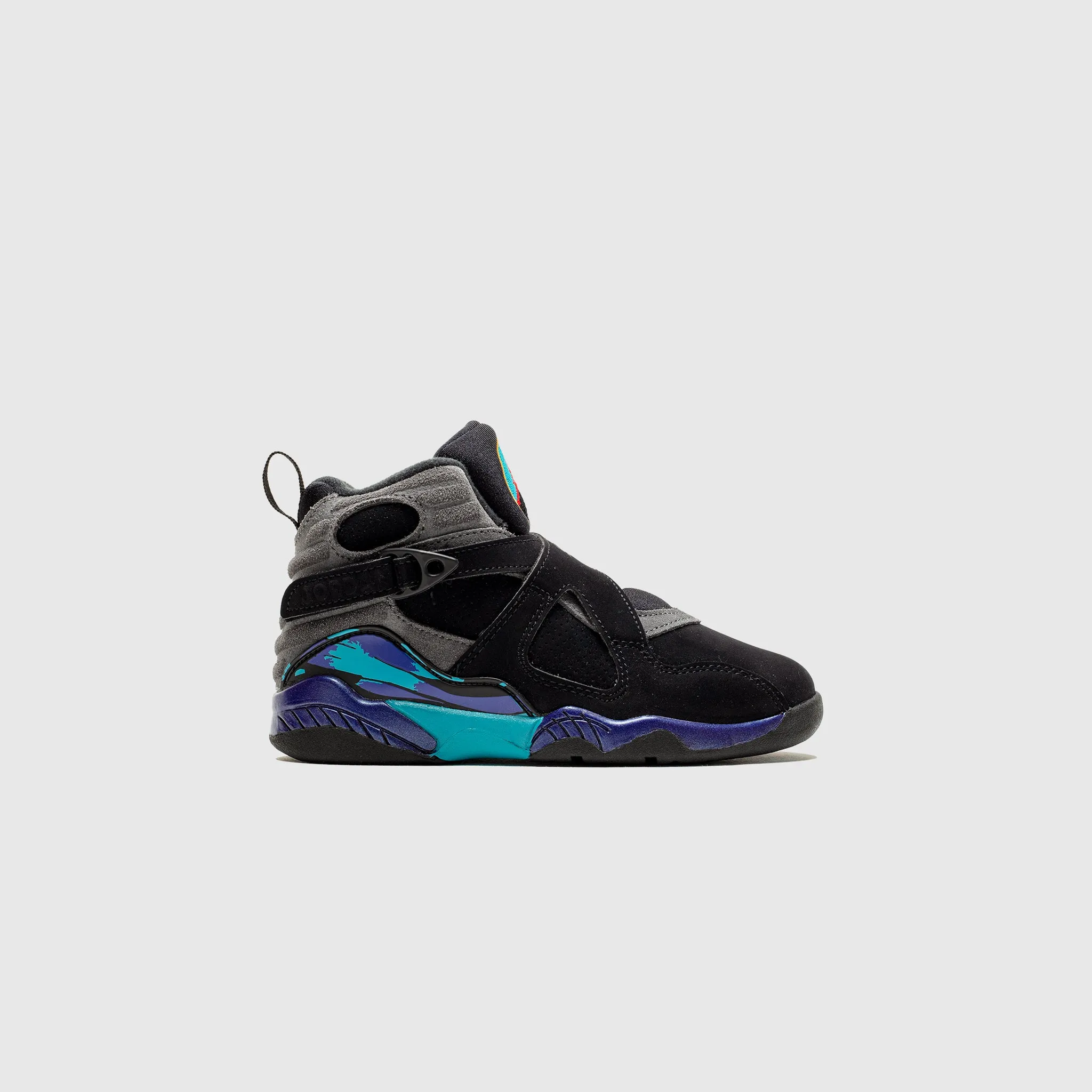 Crowd Ready Cushioned Base AIR JORDAN 8 RETRO (PS) "AQUA"