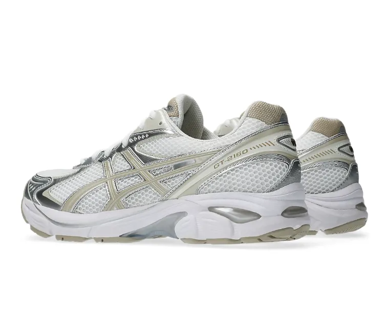 Men's Asics GT-2160 (White/Putty) fitness walk Heel Cushioning
