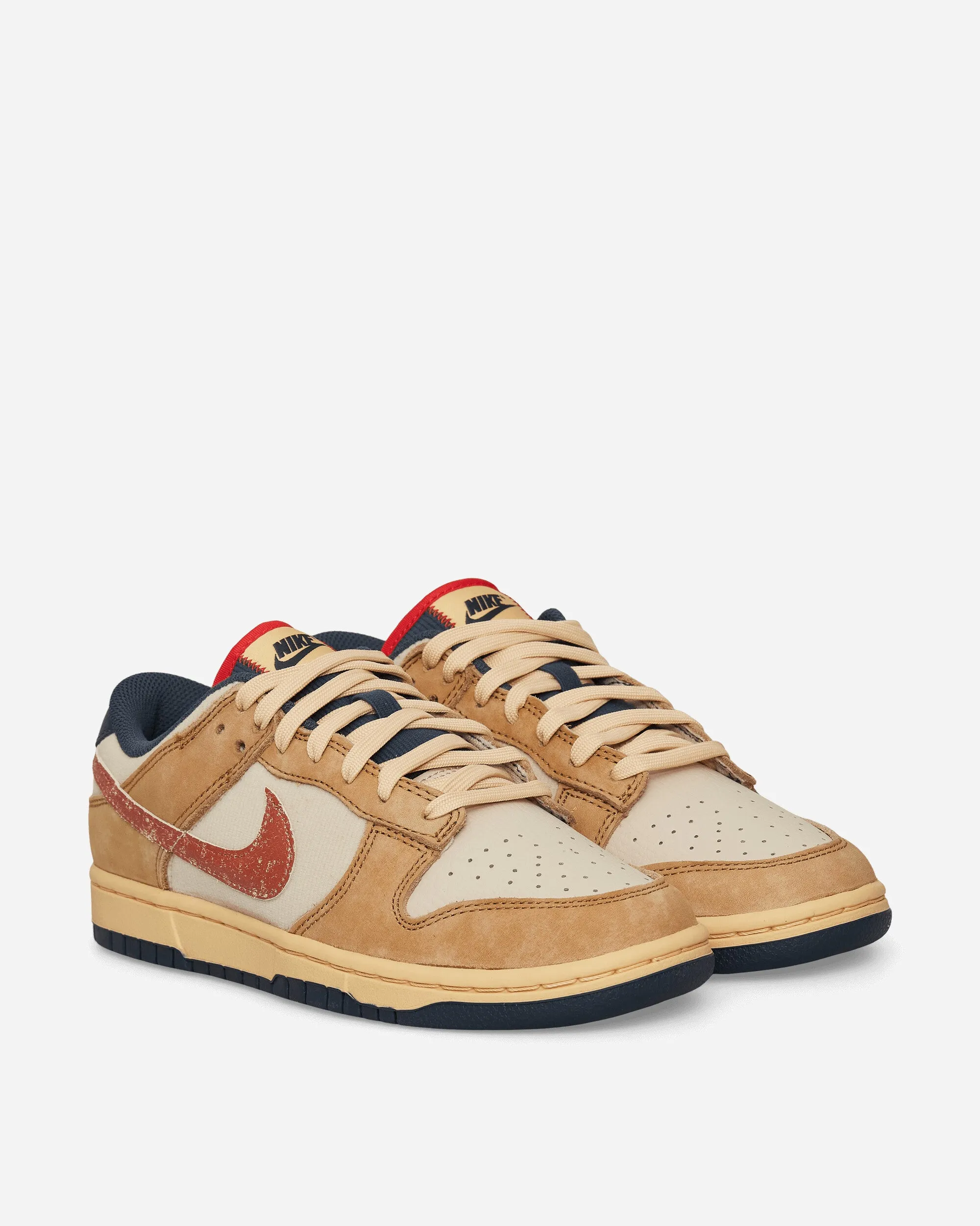 Abrasion Resistant TPU Dunk Low Sneakers Sand Drift / Wheat