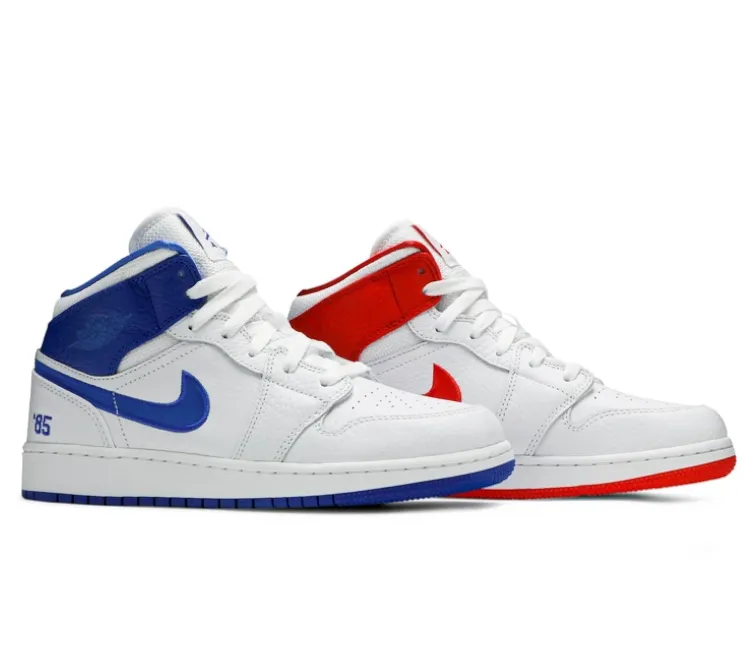 GS Nike Air Jordan 1 Mid SE (85' Multi) Quick Outfits Light Structure