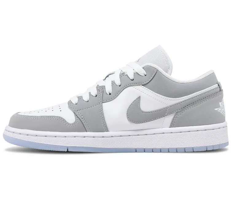 Ultra-soft breathability Signature comfort Women's Nike Air Jordan 1 Low (Wolf Grey)