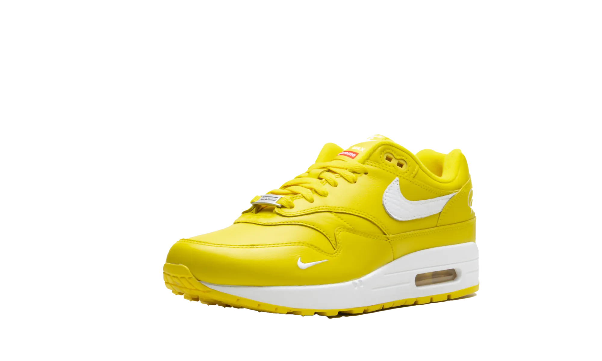 Air Max 1 '87 SP "Supreme Speed Yellow" suitable for all genders basketball - compatible shoes