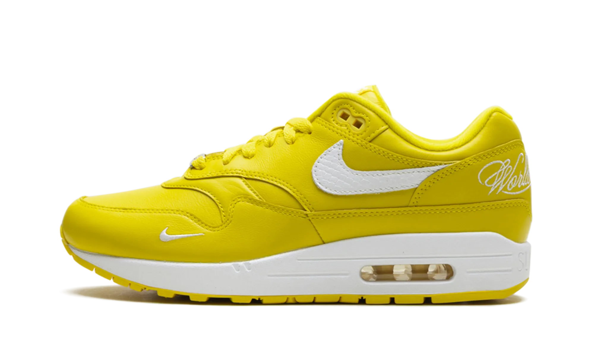 retirement - themed running shoes Running Equipment Air Max 1 '87 SP "Supreme Speed Yellow"