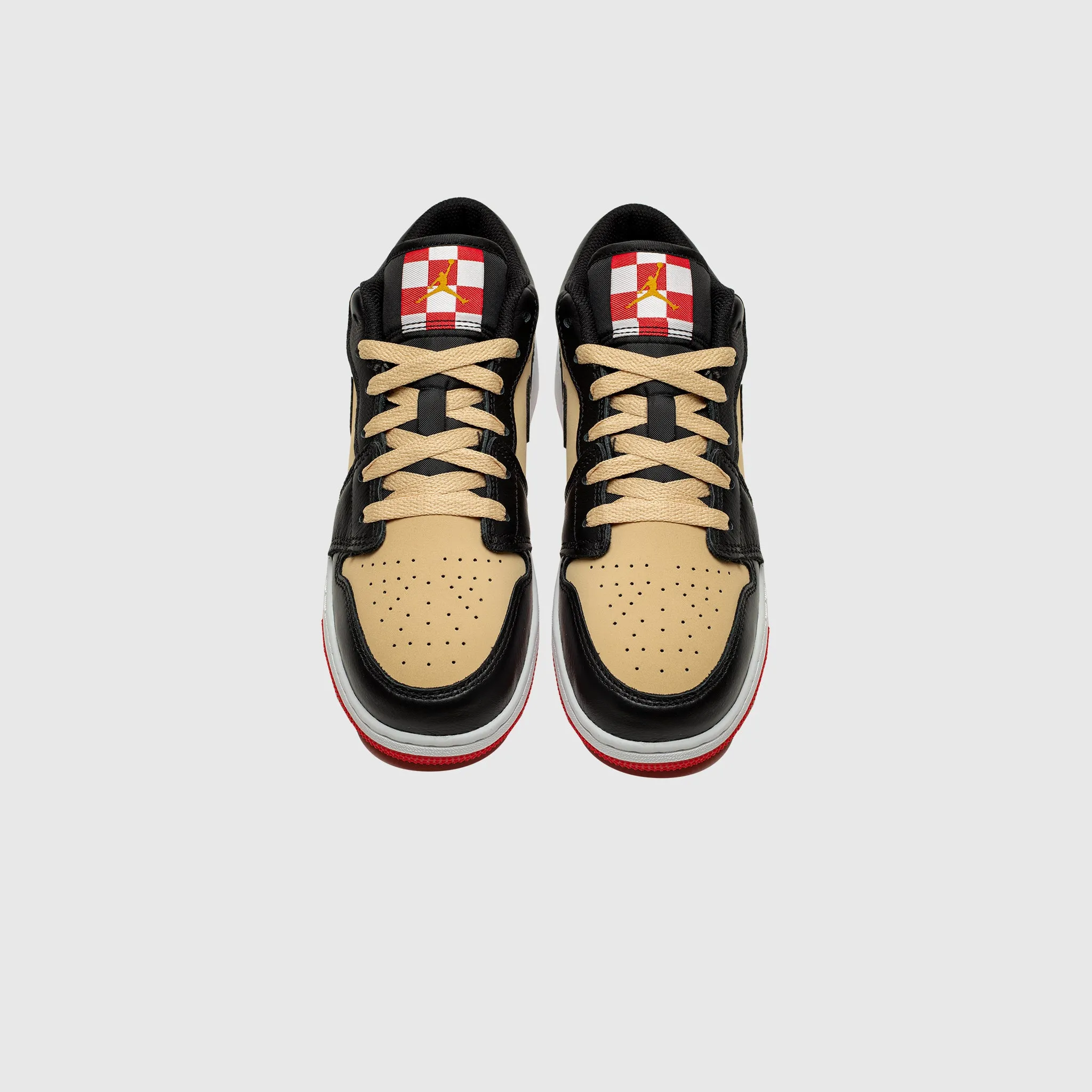 Stable Landing Abrasion Resistant Toe Guard AIR JORDAN 1 LOW SE (GS) "PIZZA"