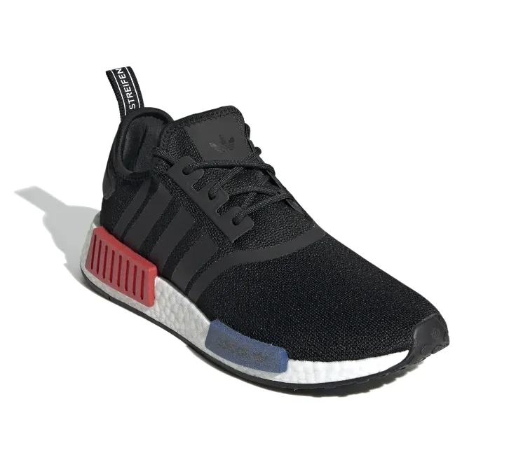 Foot Freedom Zip   Up Adidas NMD R1 Men's (Black/Blue/Red)
