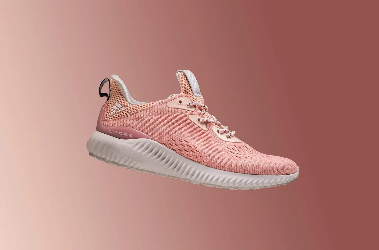 cyclists' All-day arch support adidas Womens Alphabounce EM Trace Pink