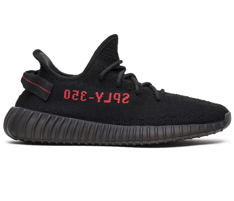 Adidas Yeezy Boost 350 V2 (BRED) Supportive Heel SuedeUpper