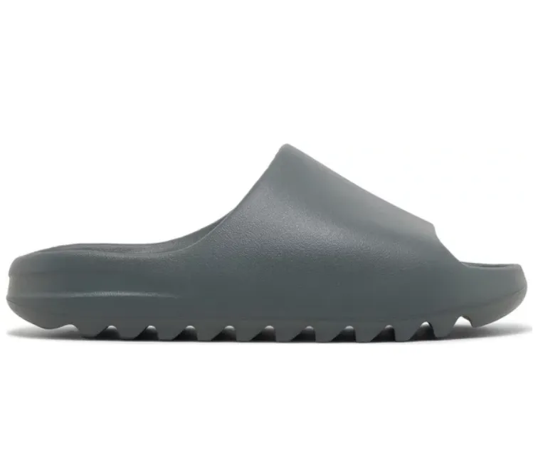 Versatile Fit Ultra Cushioned Heel Adidas Yeezy Slide (Slate Marine)
