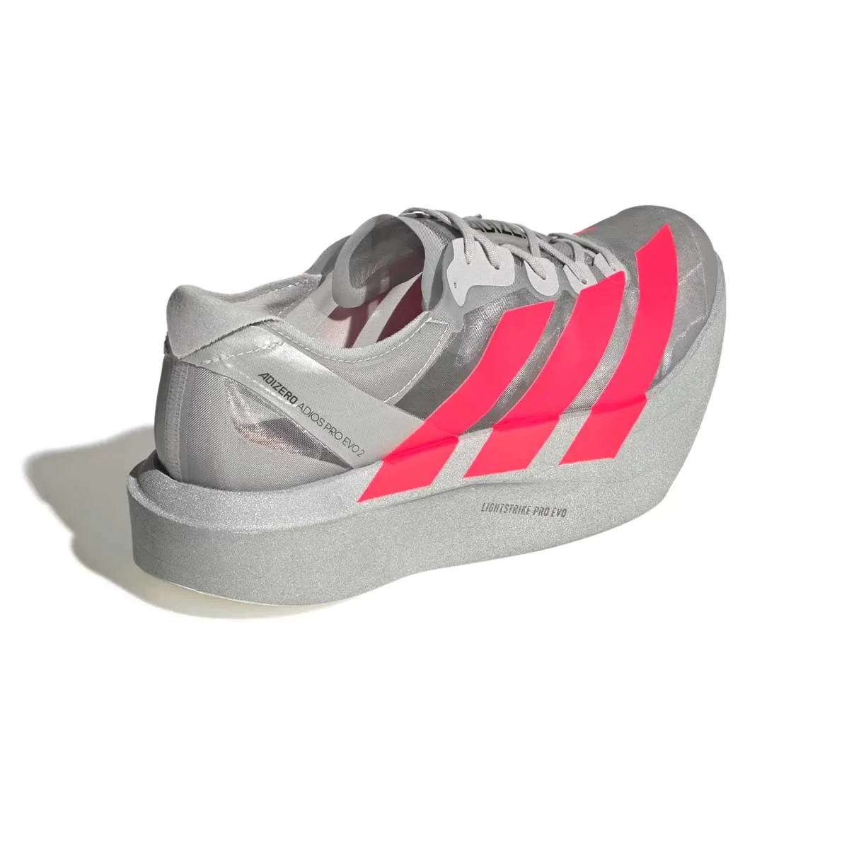 Sturdy mules Adizero Adios Pro Evo 2 'Silver Metallic Lucid Red'