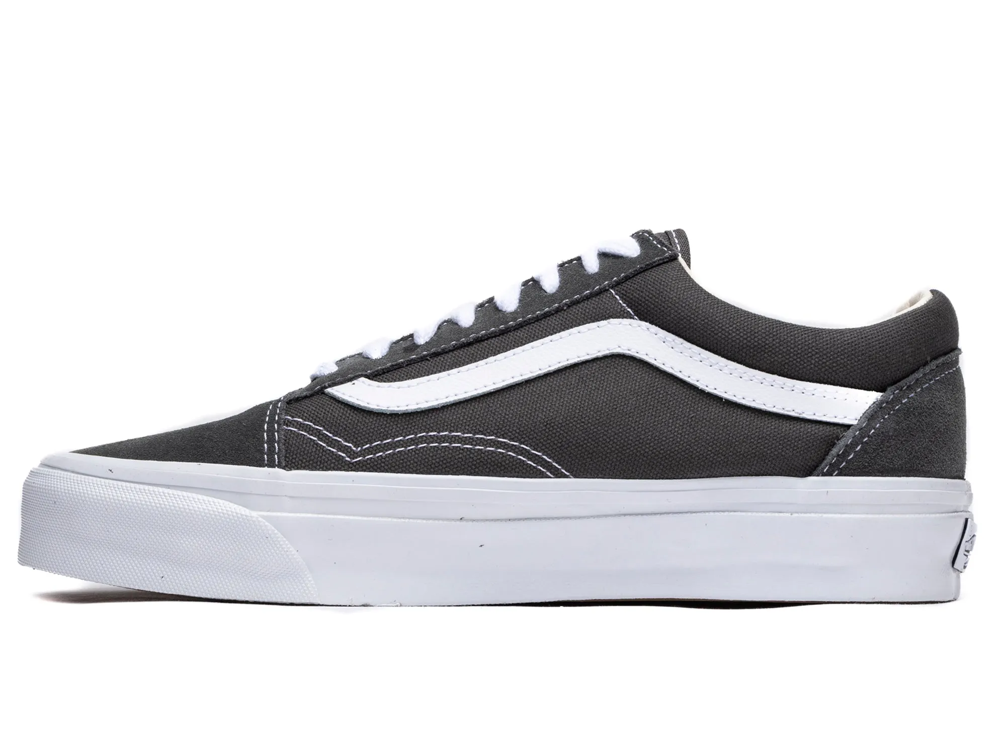 Flexibility Feature Satin Glow Vans LX Old Skool 36 in Gunmetal
