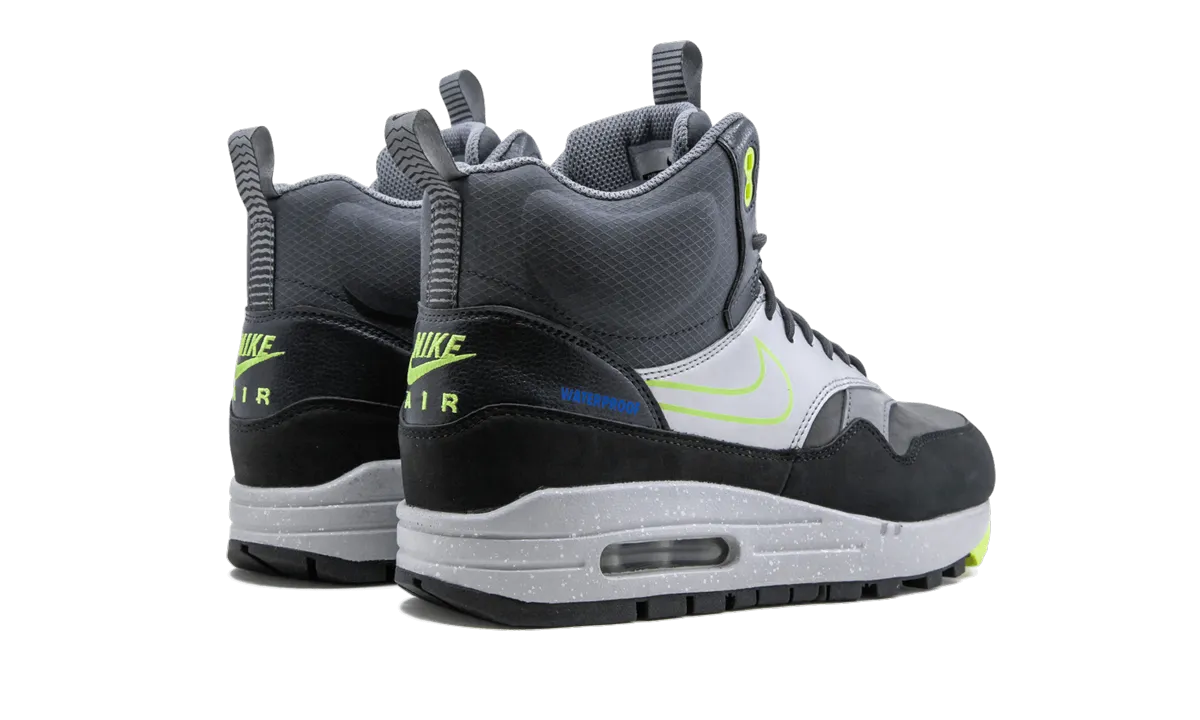 Comfortable foot wrap AIR MAX 1 MID SNKRBT P MNS WMNS "Black Volt"