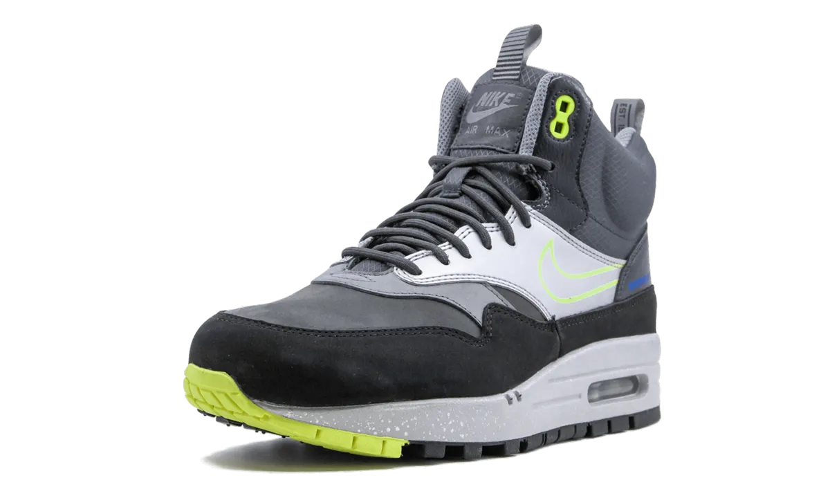 AIR MAX 1 MID SNKRBT P MNS WMNS "Black Volt" classic - style shoes pre - workout preparation