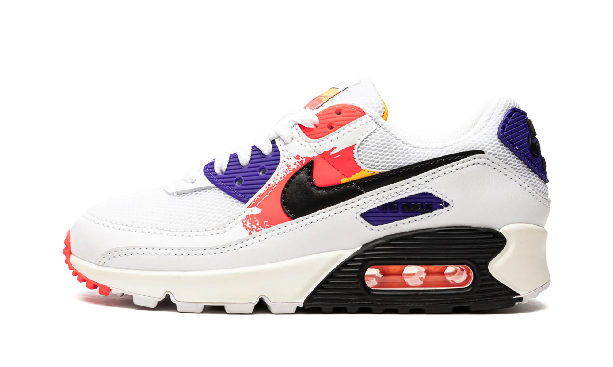 AIR MAX 90 MNS WMNS "Brushstroke" training - camp shoes Heel Support