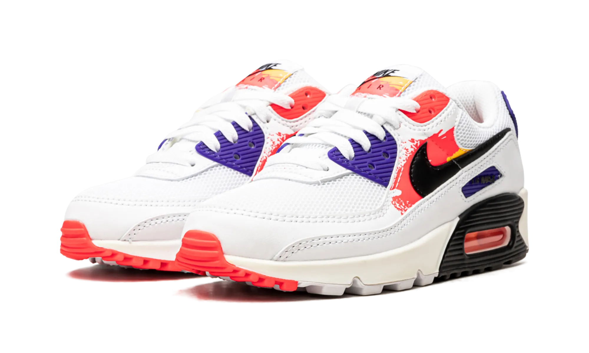 hip - hop dance shoes Breathable - panel AIR MAX 90 MNS WMNS "Brushstroke"