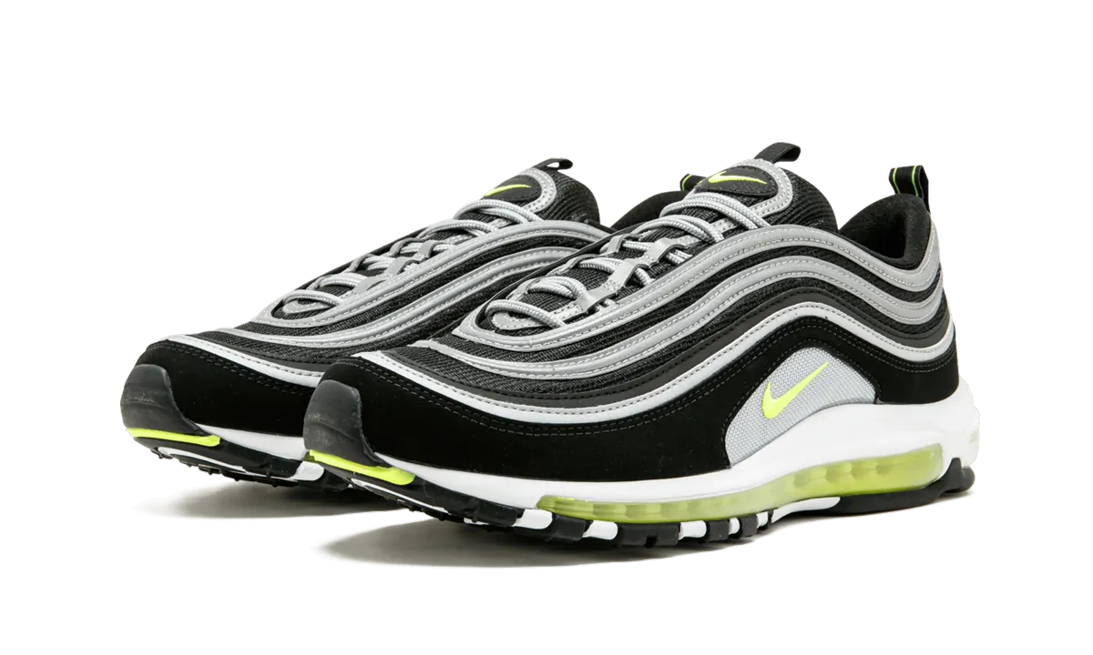 Air Max 97 "Black/Volt" memory foam shoes narrow - fitting
