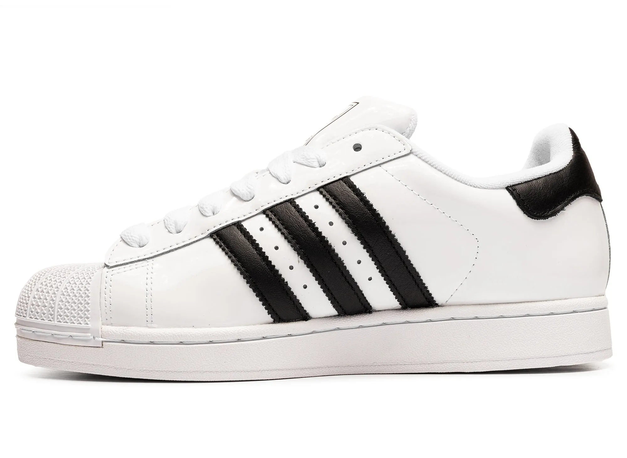 Adidas Superstar II  patent leather Global Fit High Top