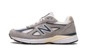 fitness - enthusiast velcro shoes 990v4 "Made in USA - Grey/Navy"