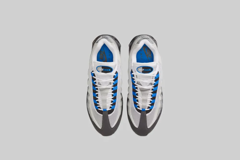 Nike Air Max 95 'Cool Grey and Blue Spark' hunting shoes