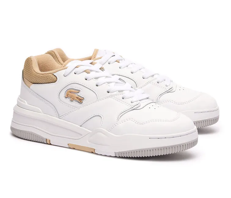Indoor Training Women??s Lacoste Lineshot 124 2 SFA (White/Light Brown)