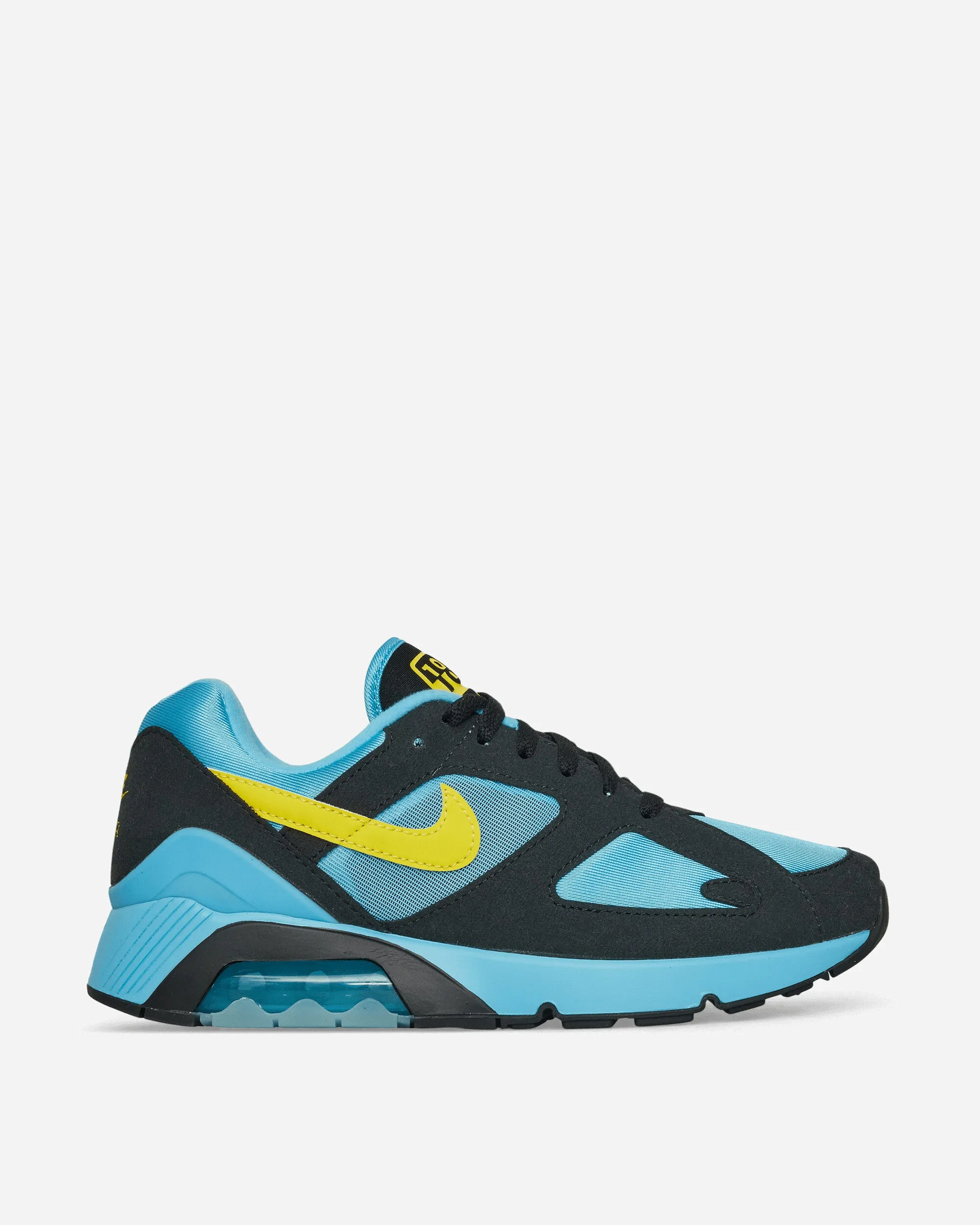 Responsive EVA Casual Elegance Air 180 Sneakers Black / Baltic Blue
