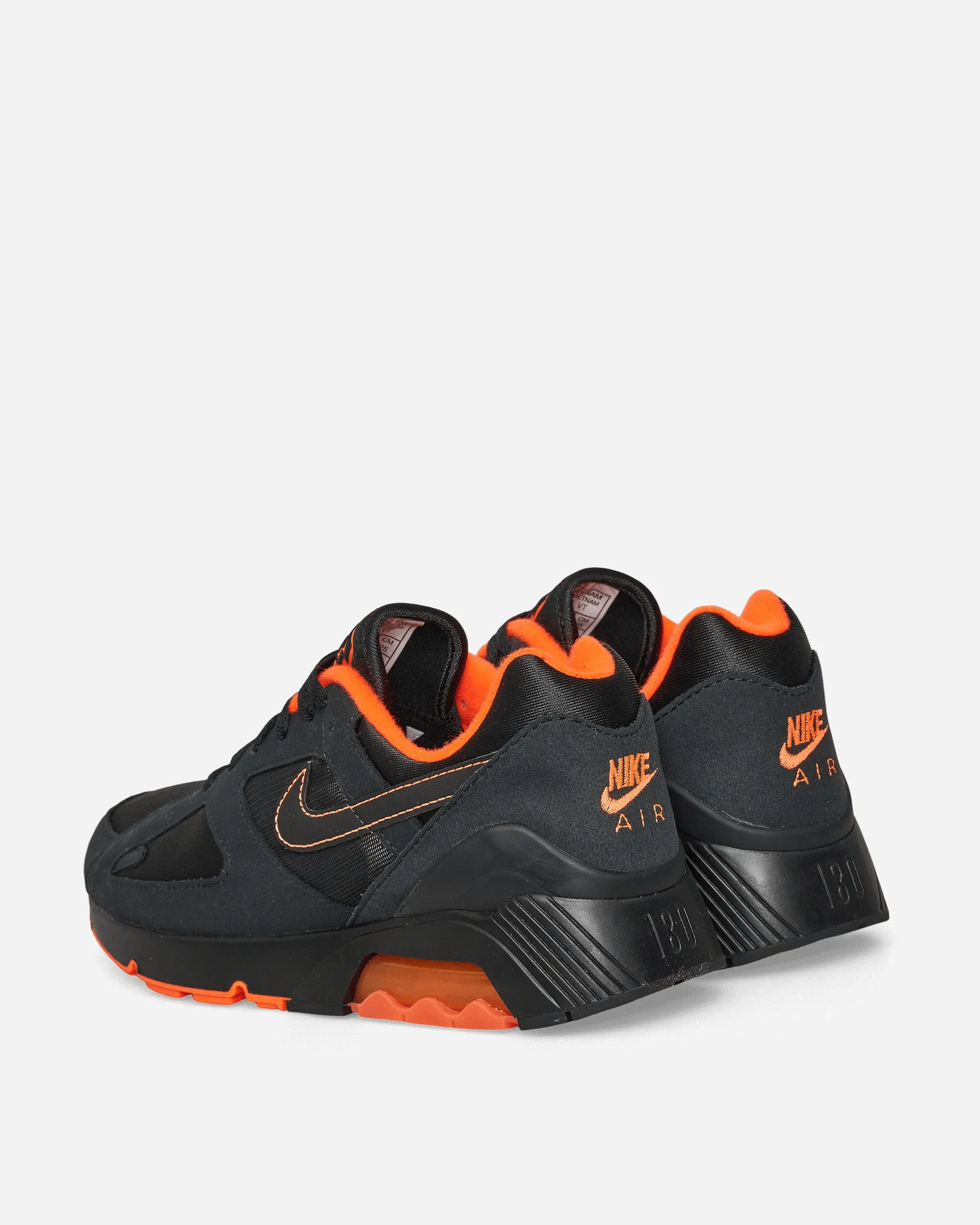 Athletic Aesthetic Soft Sole Air 180 Sneakers Black / Hyper Crimson