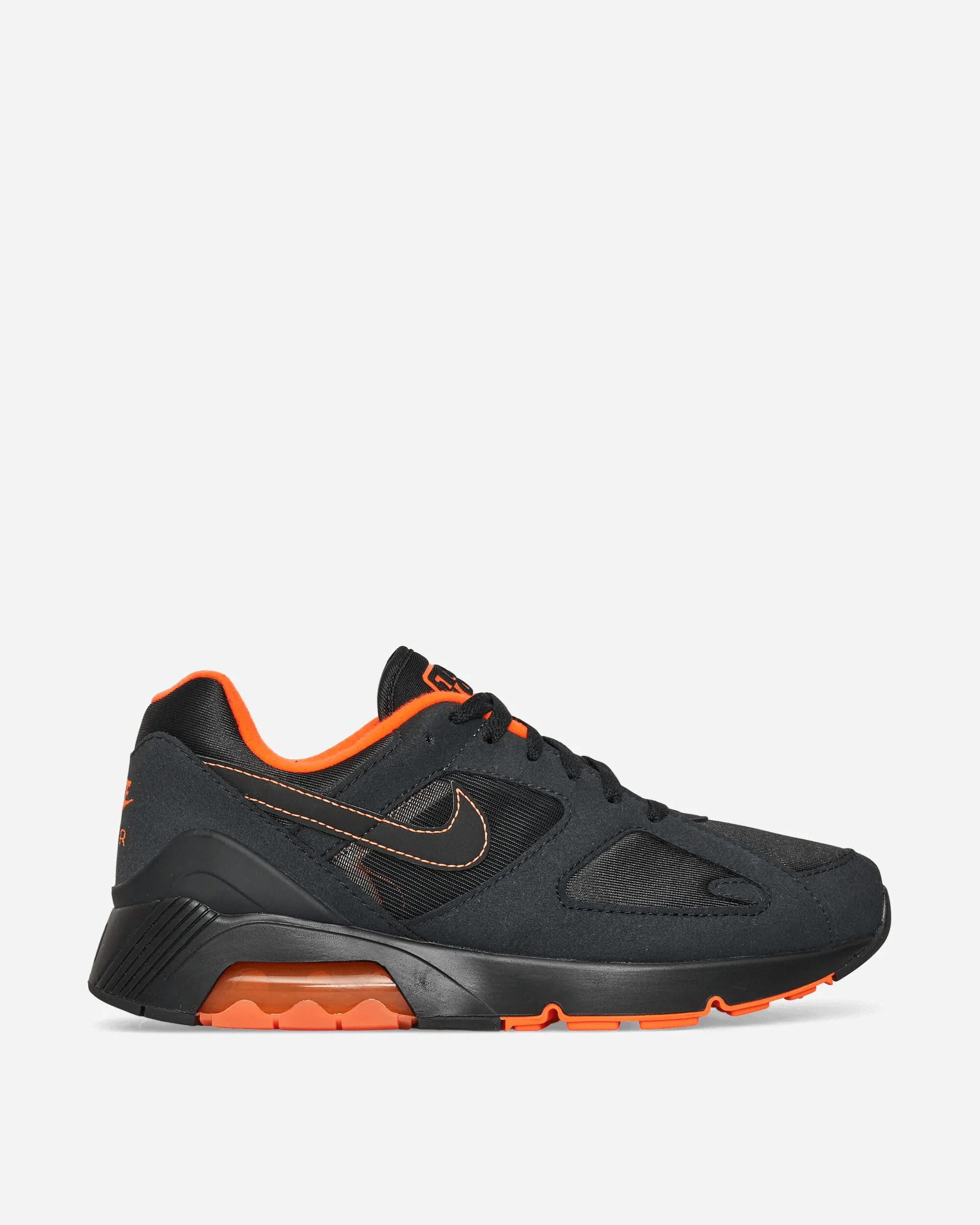 Air 180 Sneakers Black / Hyper Crimson Micro Perforation
