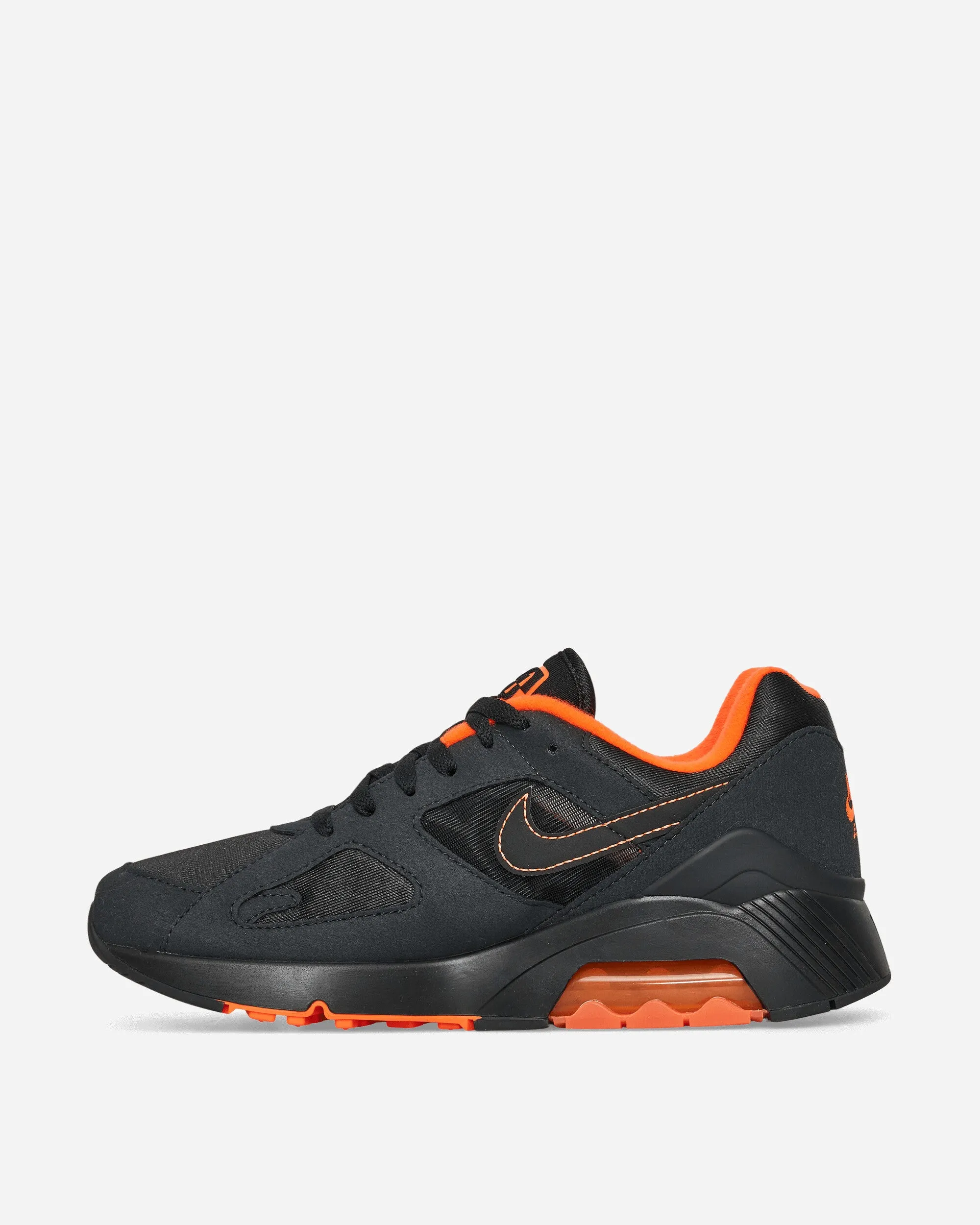 Minimalist Layered Design Fresh Fit Air 180 Sneakers Black / Hyper Crimson